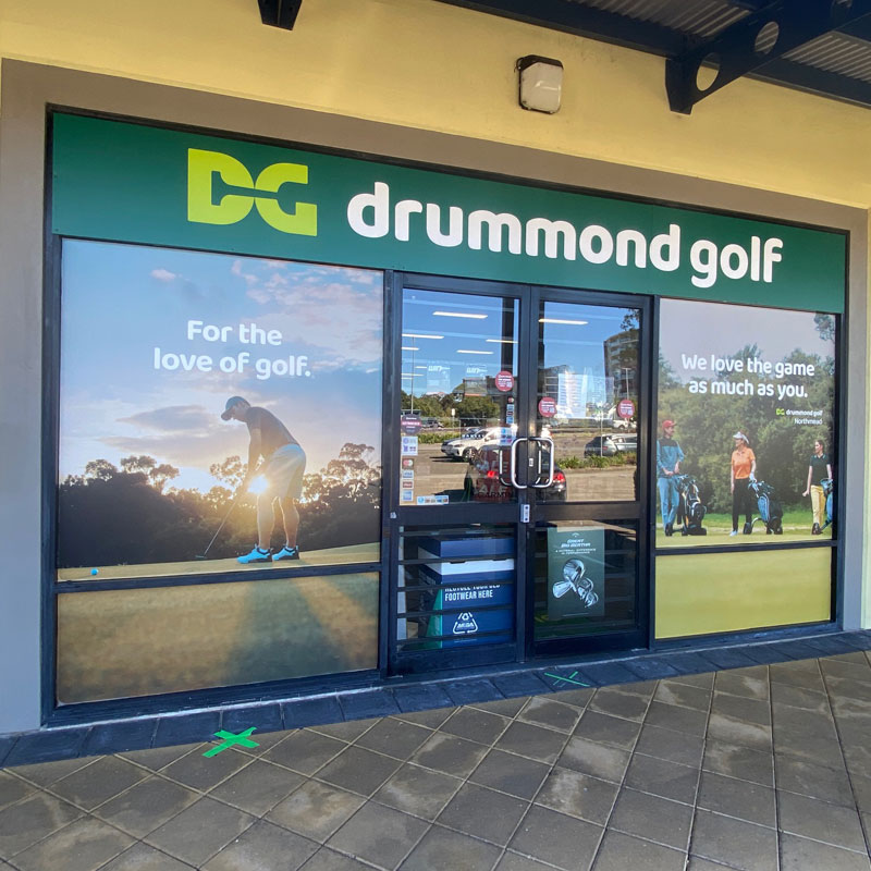 Drummond golf Northmead sail track banner and entry signs Sign